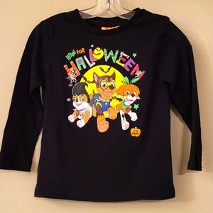 Paw Patrol Halloween theme long sleeve tee shirt